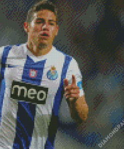 FC Porto James Rodríguez Diamond Painting