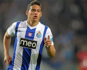 FC Porto James Rodríguez Diamond Painting