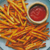 French Fries Diamond Painting