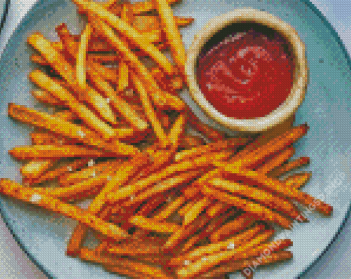 French Fries Diamond Painting