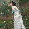 Girl And Roses By Auguste Toulmouche Diamond Painting