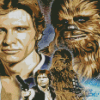 Han Solo And Chewie Star Wars Diamond Painting