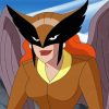 Hawkgirl Character Diamond Painting