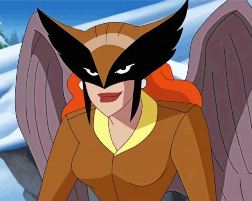 Hawkgirl Character Diamond Painting