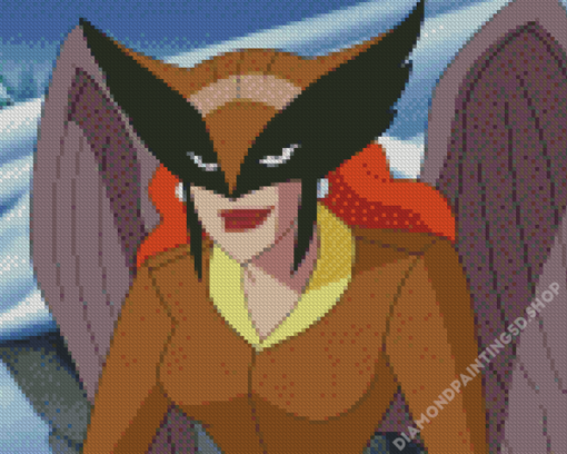 Hawkgirl Character Diamond Painting