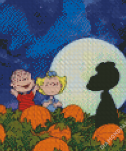 It's the Great Pumpkin Charlie Brown Diamond Painting