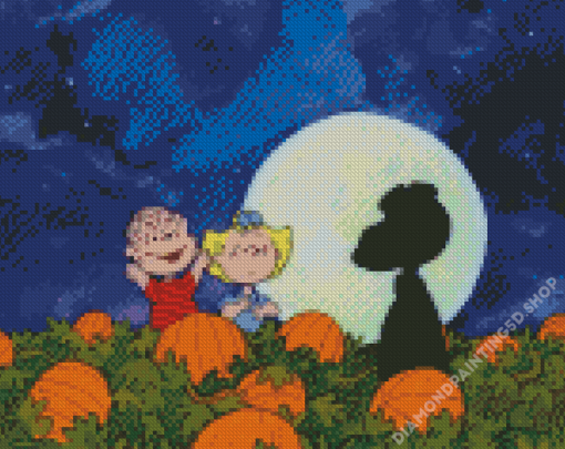 It's the Great Pumpkin Charlie Brown Diamond Painting