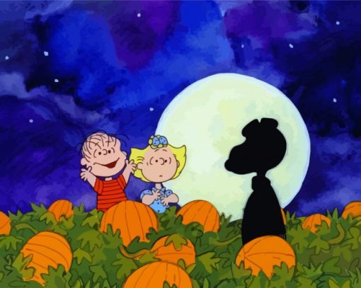 It's the Great Pumpkin Charlie Brown Diamond Painting