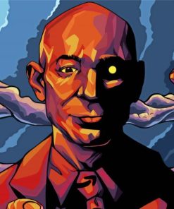 Jeff Bezos Art Illustration Diamond Painting