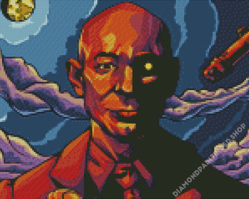 Jeff Bezos Art Illustration Diamond Painting