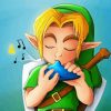 Link Playing The Ocarina Diamond Painting