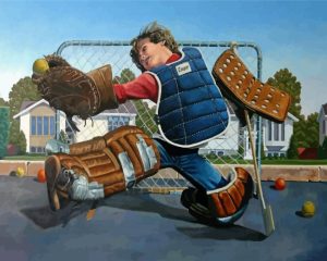 Little Hockey Goalie Diamond Painting