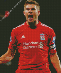 Liverpool Player Steven Gerrard Diamond Painting