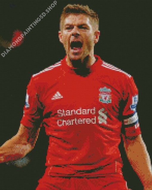 Liverpool Player Steven Gerrard Diamond Painting