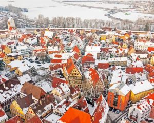 Nördlingen In Winter Diamond Painting