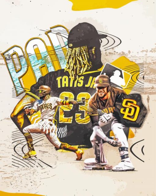 San Diego Padres Team Art Diamond Painting