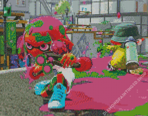 Splatoon 2 Game Characters Diamond Painting