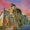 Sunset At Ceri Italy Diamond Painting