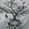 The Skull Tree Diamond Painting