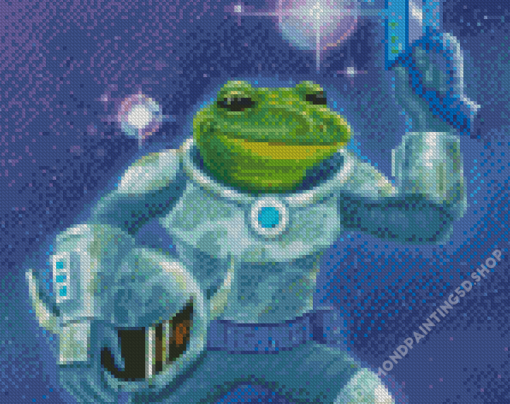 The Space Frog Diamond Painting