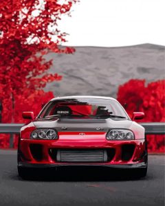 Toyota Supra MK4 Luxury Car Diamond Painting