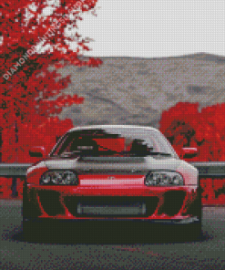 Toyota Supra MK4 Luxury Car Diamond Painting