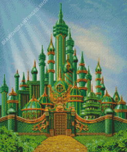 Wizard Of Oz Emerald City Diamond Painting
