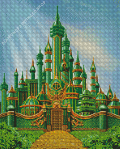 Wizard Of Oz Emerald City Diamond Painting