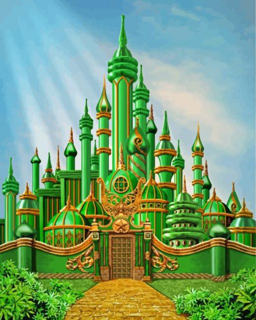 Wizard Of Oz Emerald City Diamond Painting