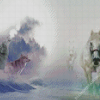 Wolves And Horses Diamond Painting