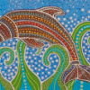 Aboriginal Dolphins Diamond Painting