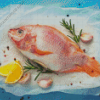 Aesthetic Fish Cooking Diamond Painting