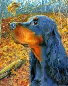 Aesthetic Gordon Setter Diamond Painting