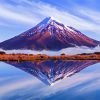 Aesthetic Mount Taranaki Landscape Diamond Painting