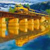 Alaska Railroad Reflection Diamond Painting