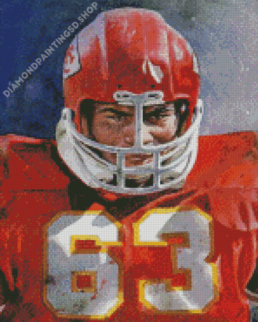 Chiefs Football Illustration Diamond Painting