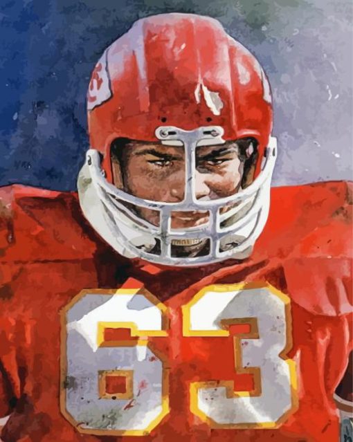 Chiefs Football Illustration Diamond Painting