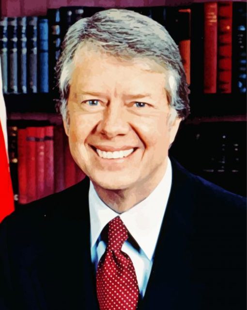 Classy Jimmy Carter Diamond Painting