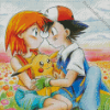 Misty And Ash Anime Diamond Painting