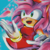 Pretty Sonic Amy Rose Diamond Painting