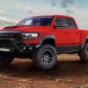 Red Dodge Ram Diamond Painting