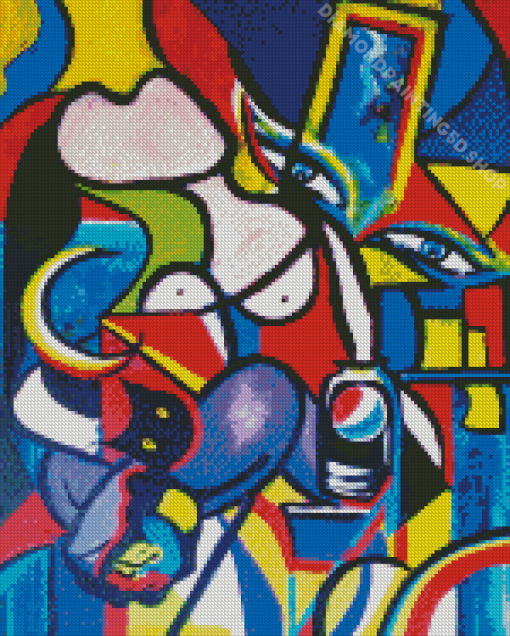Abstract Picasso Diamond Painting