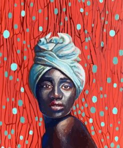 African Woman In Turban Diamond Painting