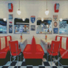 American Diner Diamond Paintings