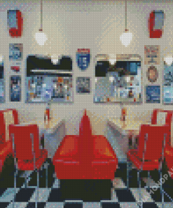 American Diner Diamond Paintings