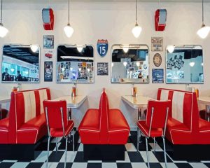 American Diner Diamond Painting