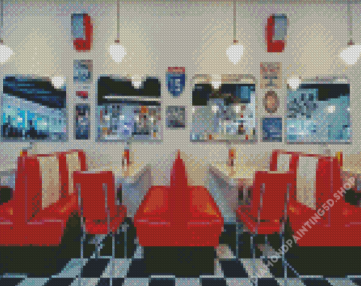 American Diner Diamond Paintings