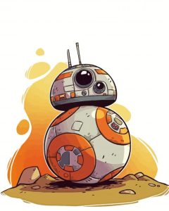 Bb 8 Illustration Diamond Painting