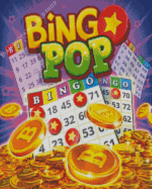 Bingo Pop Game Diamond Painting