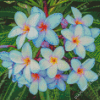 Blue Plumeria Diamond Paintings